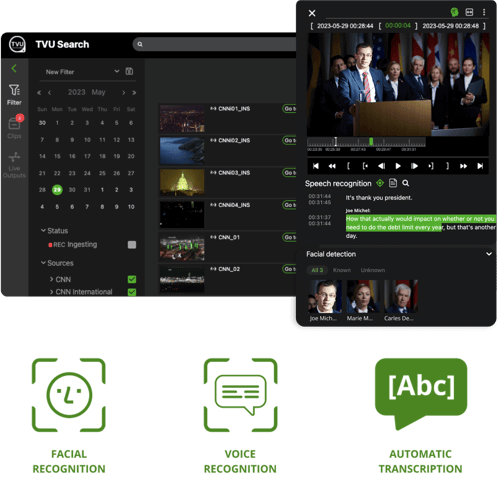 TVU Search instant access