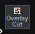 Overlay cut button