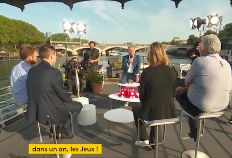 Paris 2024 Remote Production REMI - Talkshow - Live broadcast with France.tv