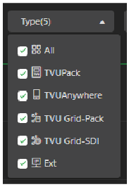 type menu