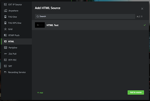 select html source