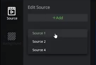 edit source panel