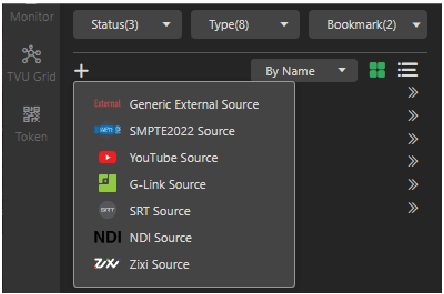 external source menu
