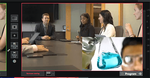 Cut overlay PiP into Program window