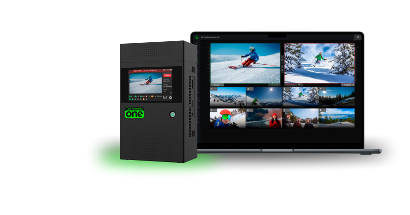 4 channel multicamera sync in 4k live streaming encoder and wireless video transmitter