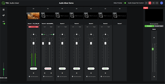 Channel and input source example