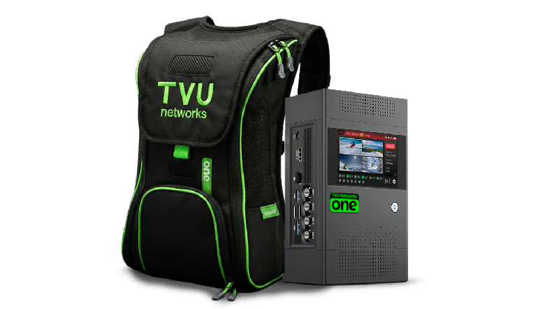 One Live Video Transmitter 5G 4K Compact Remote Production - TVU Networks