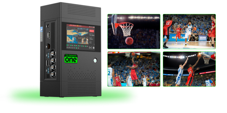 codificador multicámara 4k para live streaming y transmisor de vídeo inalámbrico para eventos deportivos en directo