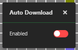 Auto Download pop up