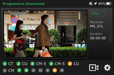 Progressive download default 3