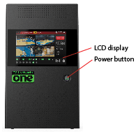 RPS one LCD and power button