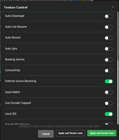 Feature Control