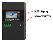 The one power and LCD screen