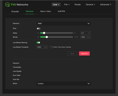 Low bitrate setting 3