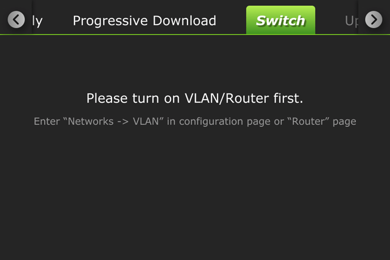 Switch tab vlan or router