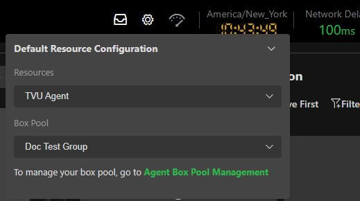 Agent box pool management link
