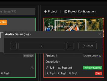 Audio Video Sync Adjustment