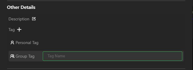 Other details source config panel