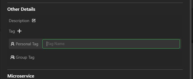 Source tag config