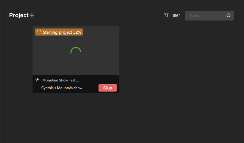 New project starting