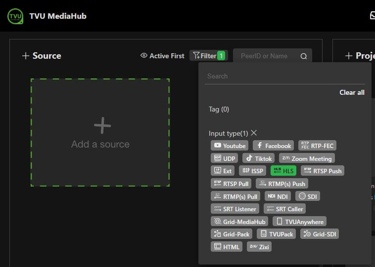 filter add a source