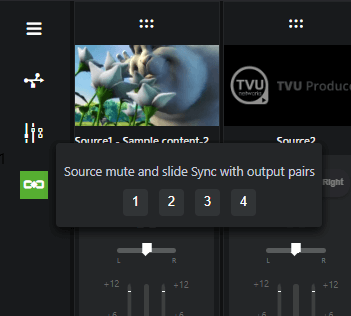  source mute icon menu