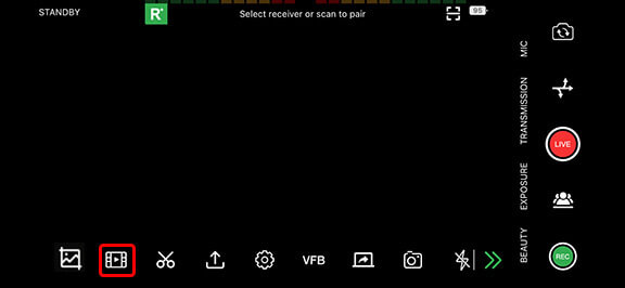filmstrip icon