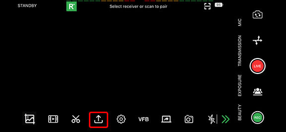 TVU Anywhere upload a video