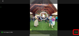 video selected preview mode
