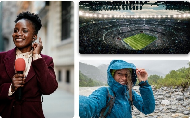 5G broadcasting in stadiums, remote locations