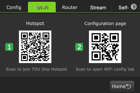 The One hotspot QR code
