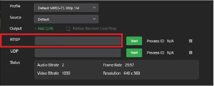 IP stream RTSP
