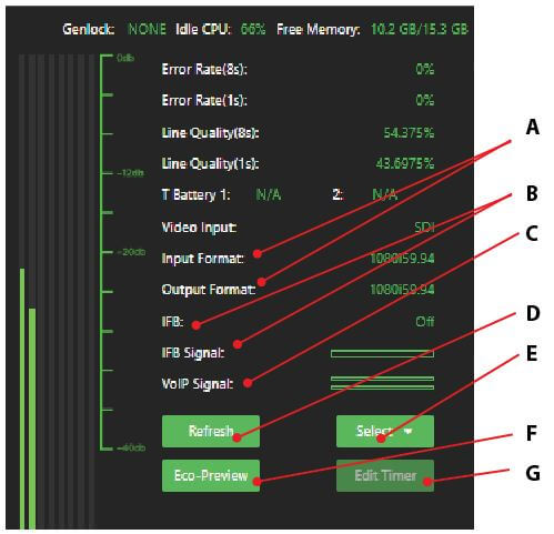 diagnostics panel