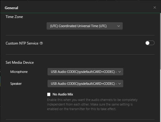 set media device