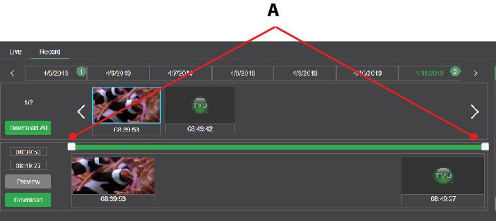 marking a clip