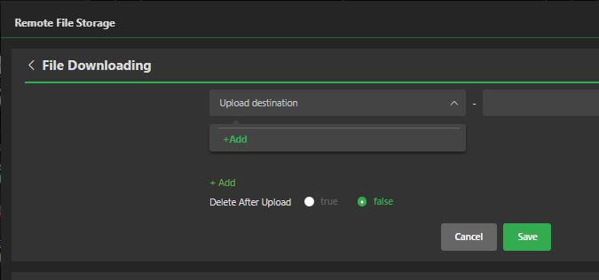 remote file storage file downloading