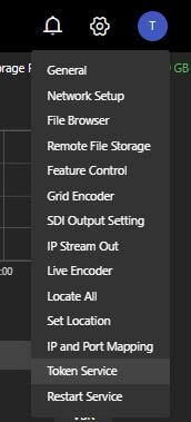 settings token service