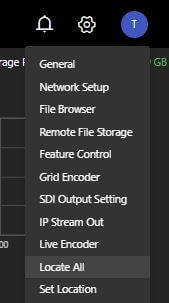 Settings Locate All