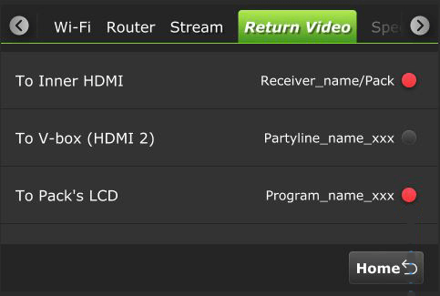 rvf v4 output list set up