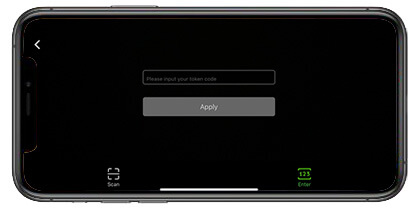 TVU Anywhere Lite - Enter Token code