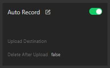 Auto Record