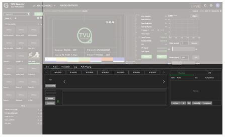 File Management operations panel - Record tab