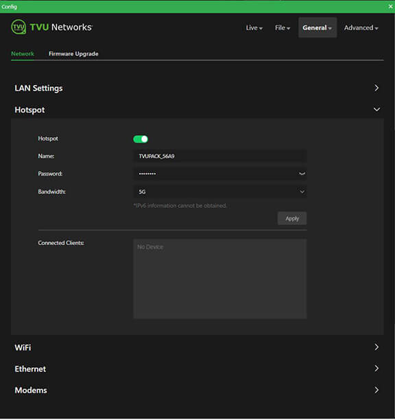 hotspot panel