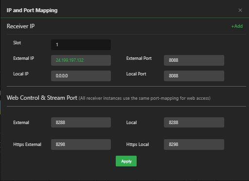 IP and Port Mapping