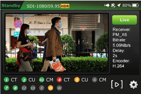 Progressive Download in Standby mode