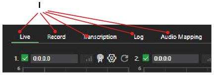 Mode selection and indicator lights