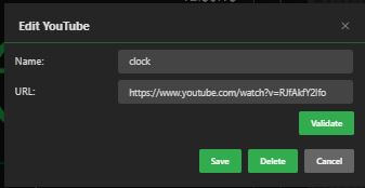 settings indicator edit window