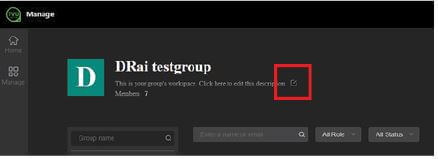 Changing the Group name and profile picture