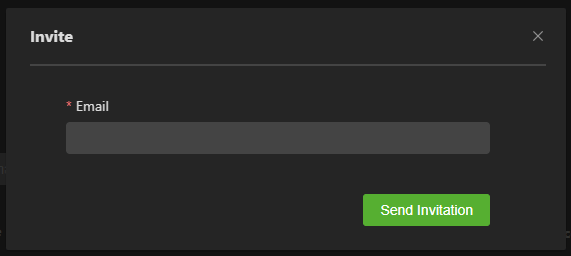 Invite window