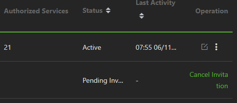 pending invitation notification